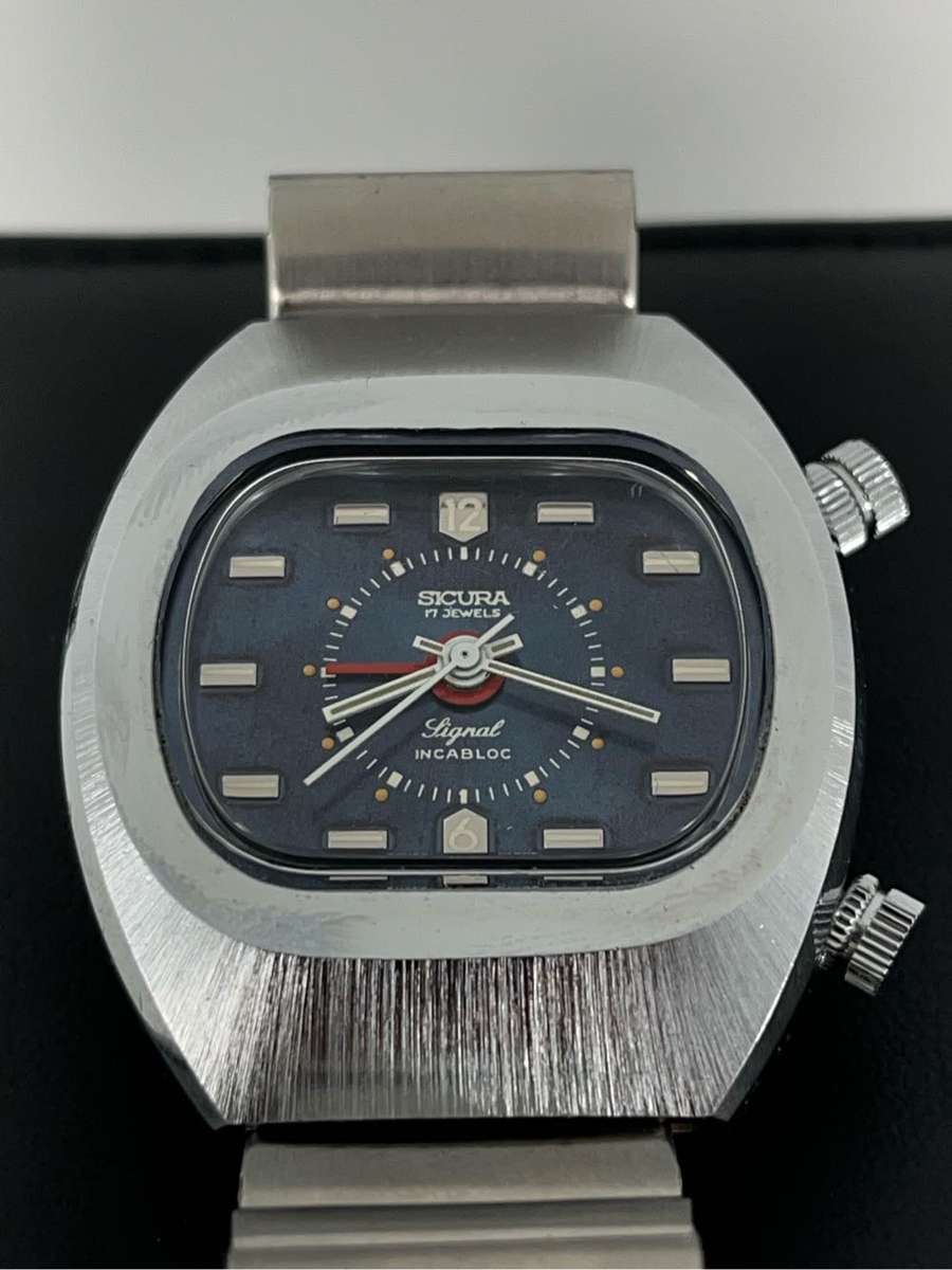 Sicura Signal vintage alarm watch