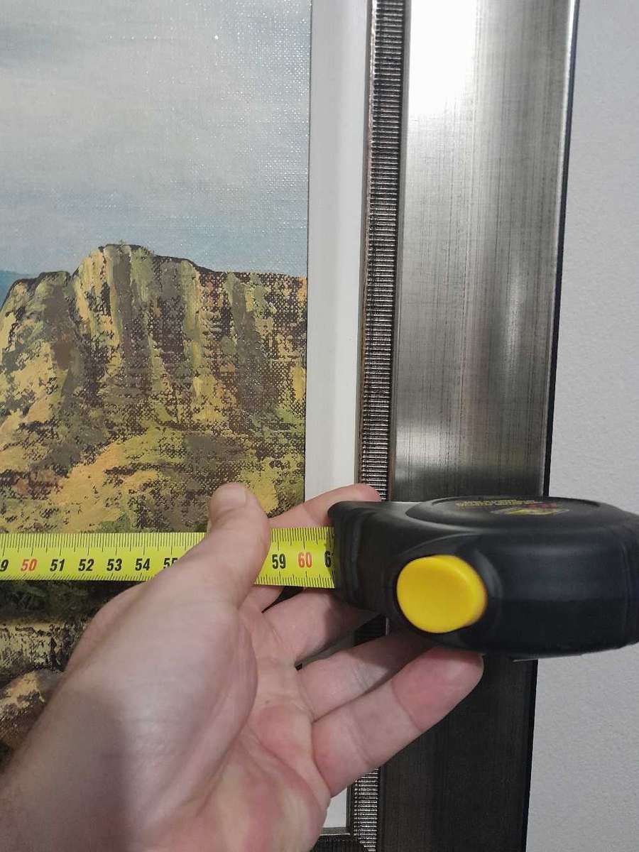 Don Benzien Oil Painting (Newly Framed)