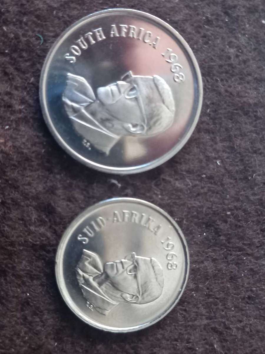 1968 RSA 20 & 10c PROOF COINS