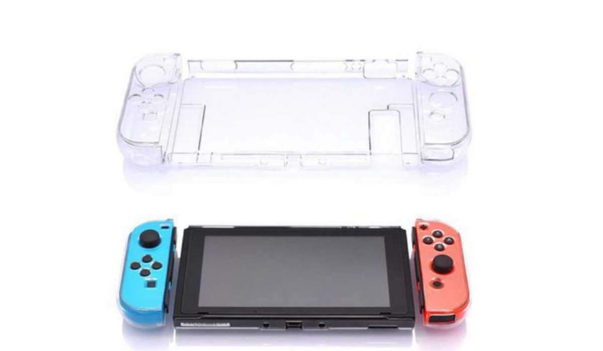 Nintendo Switch with accessories and games