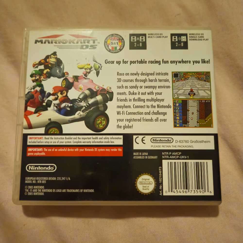 Nintendo DS Mariokart DS