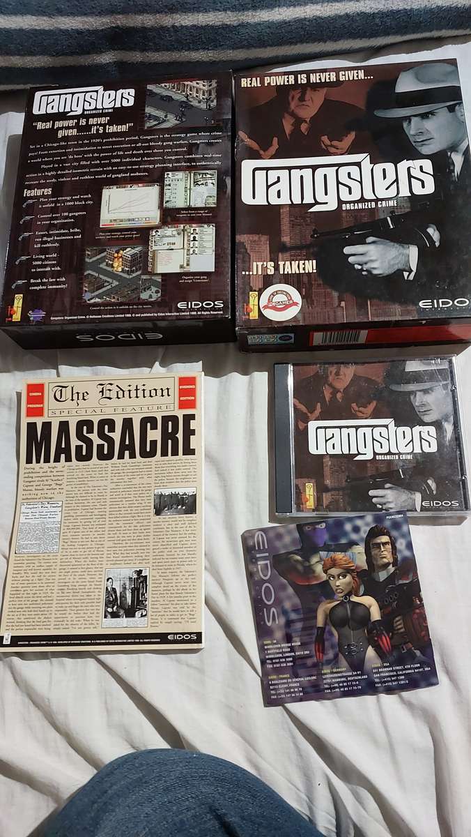 Gangsters PC Big Box Game Vintage