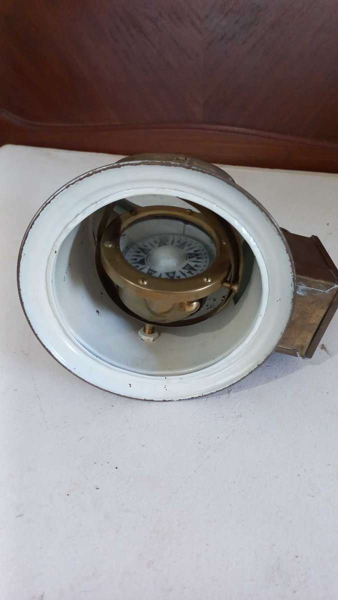 Vintage `C Plath Hamburg Germany ` ships binnacle compass