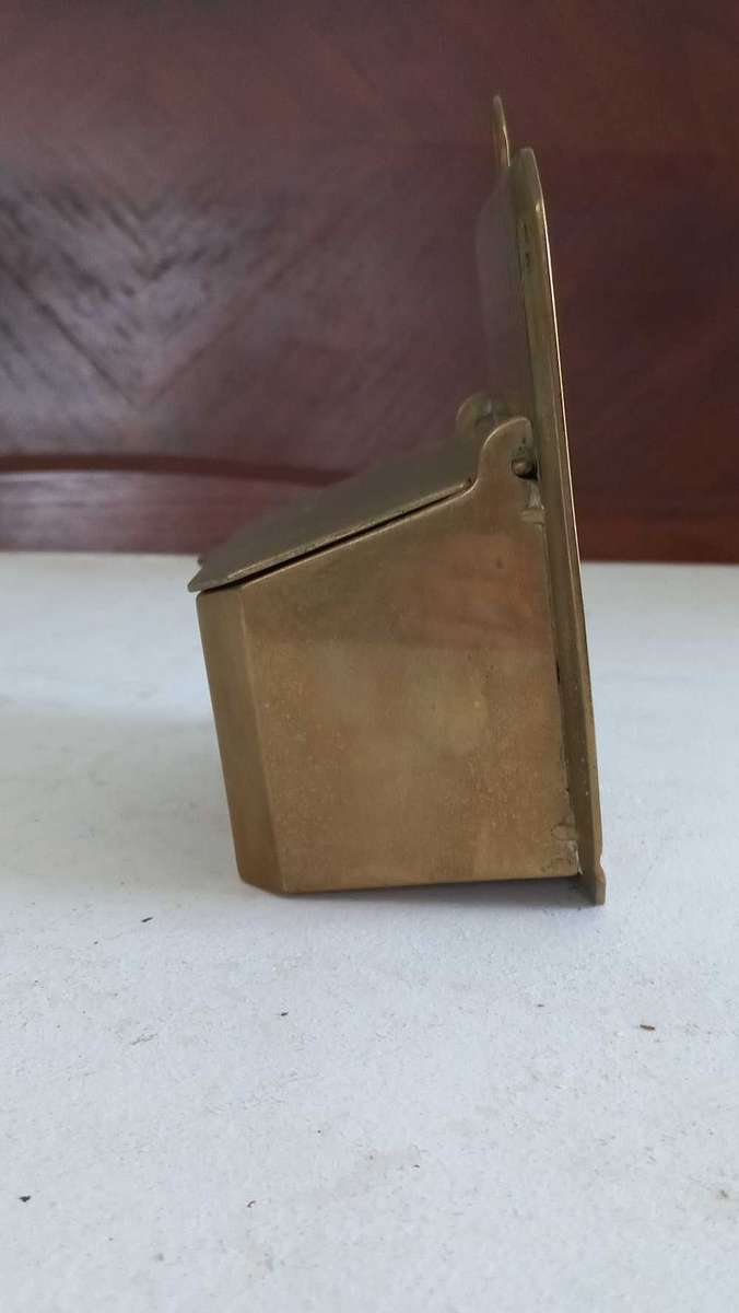 Vintage Brass salt box