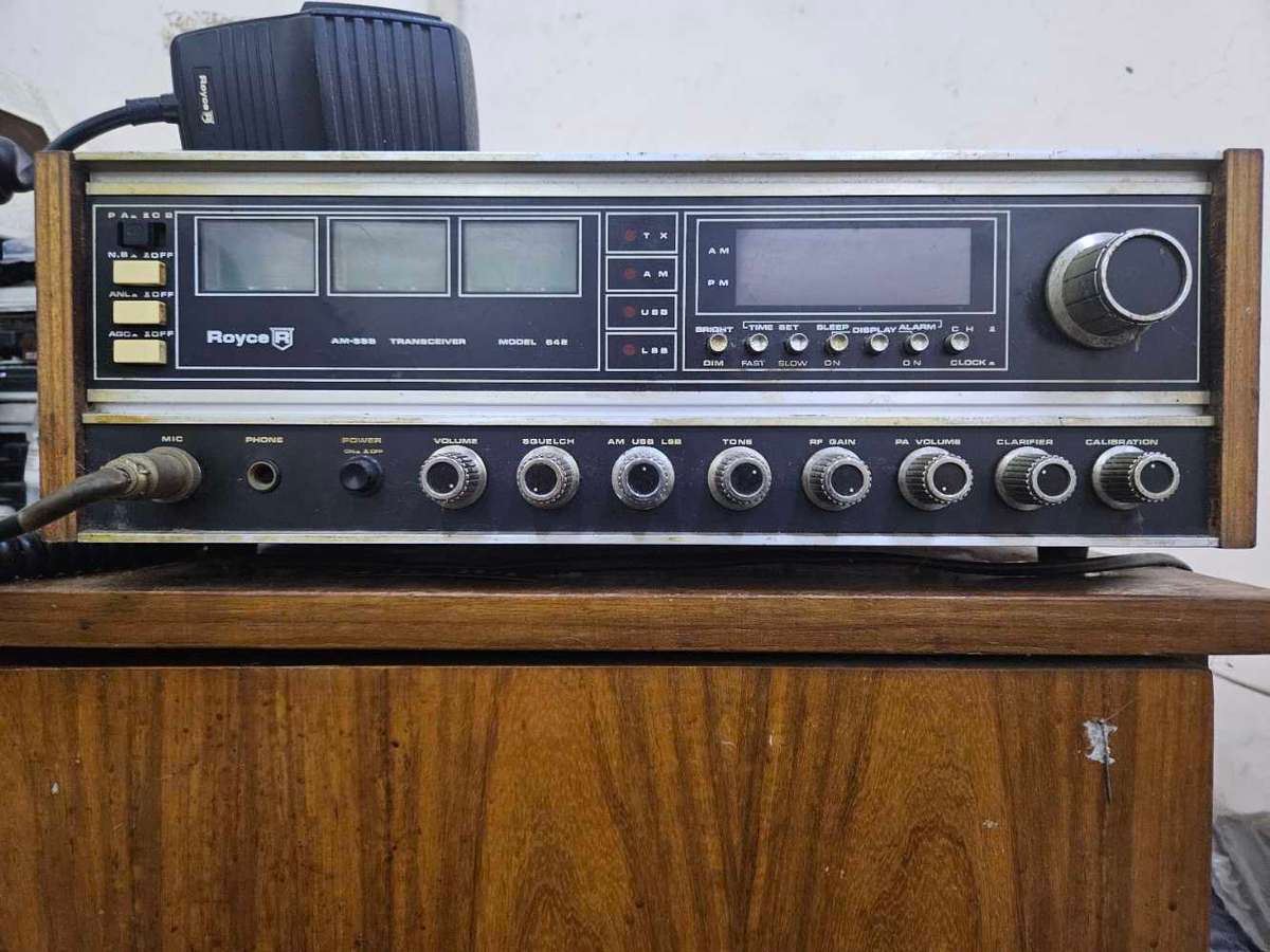 Royce 642 SSB Citizen Band Base Station CB Radio with Digital Clock