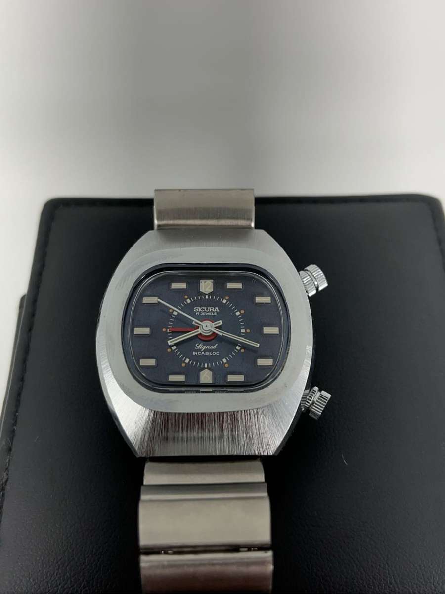 Sicura Signal vintage alarm watch