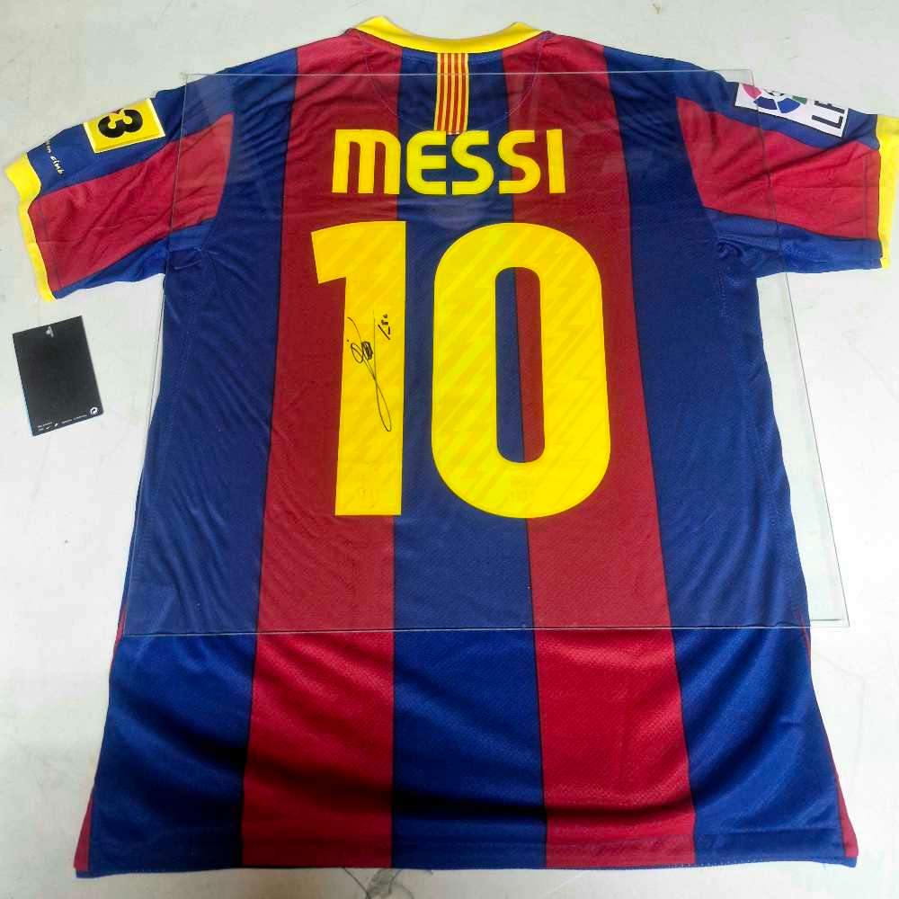 Lionel Messi Authentic Signed Soccer Jersey Barcelona