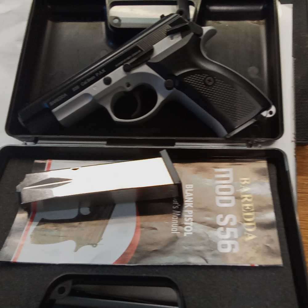 Baredda cz75 s56 satin 9mm p.a.k. blank / pepper pistol