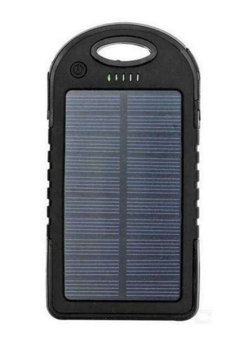5000mAh Solar Charger Powerbank With Emergency Torch And Carabiner - AL-16