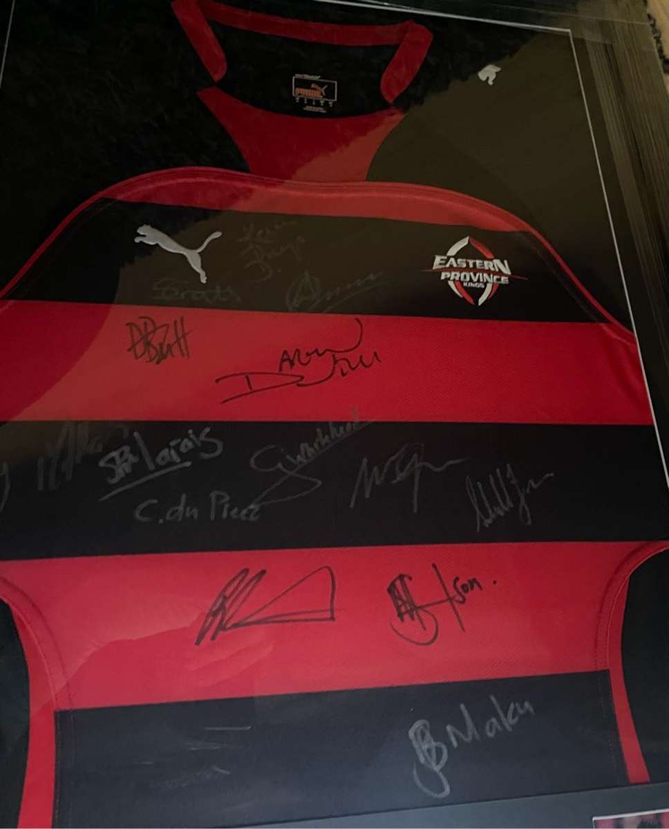 Rugby Jersey Framed and Signed Kings