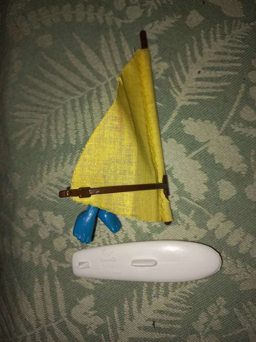 Smurf wind surfer vintage 1983