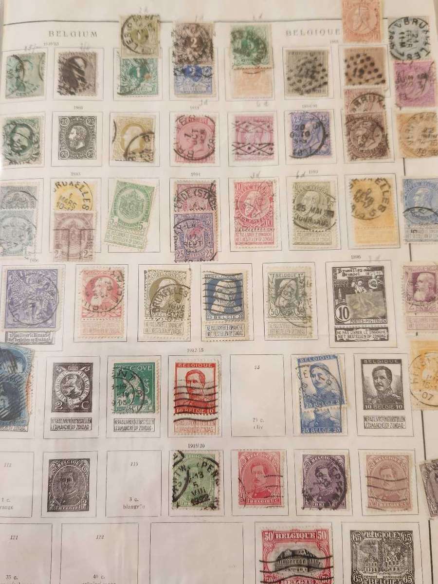 Belgium - vast Selection on album pages (1850 to more modern)