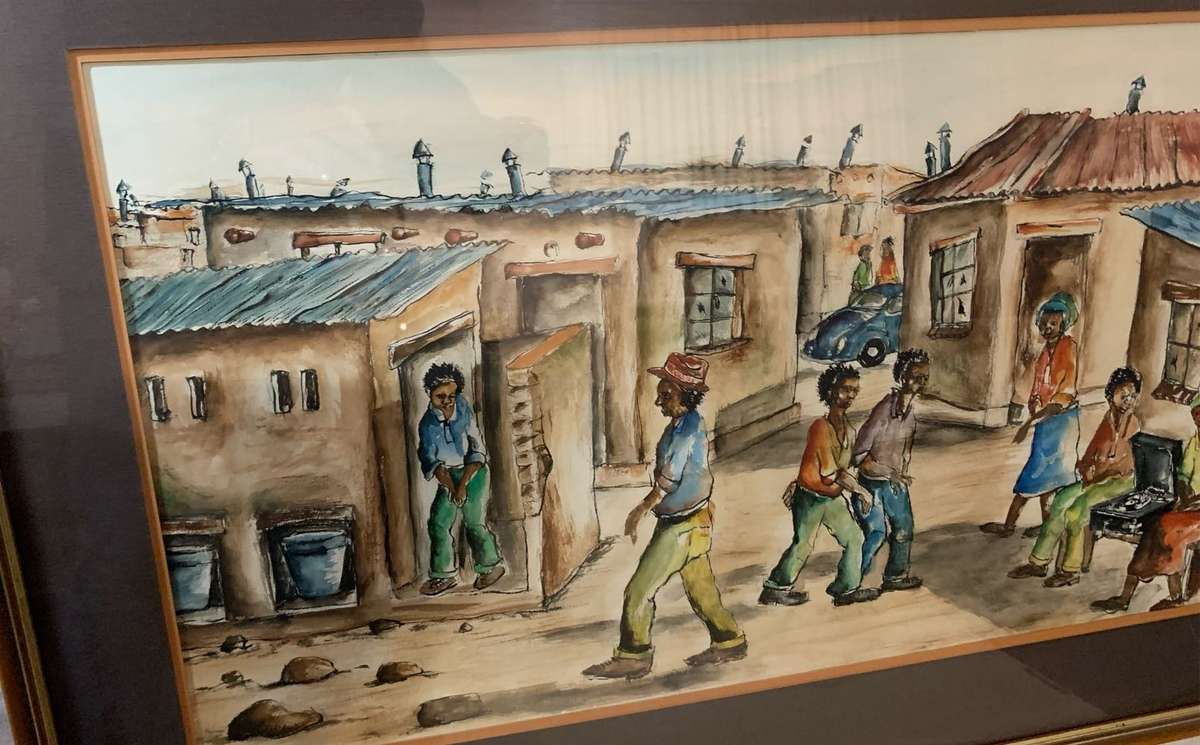 Mvemve Jiyane watercolour painting