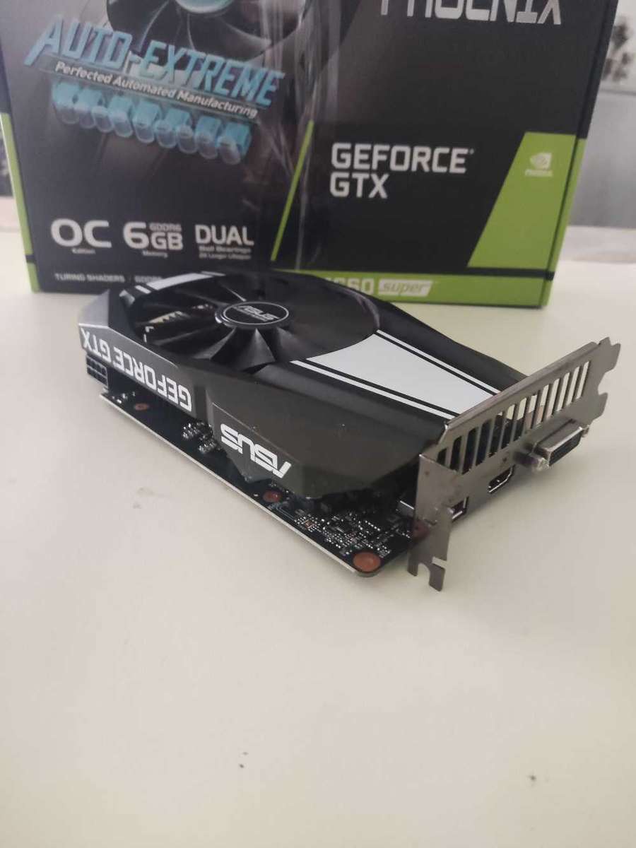 Asus Phoenix GTX1660 Super 6GB GDDR6 Graphics card**HDMi**8 Pin PCI Power needed