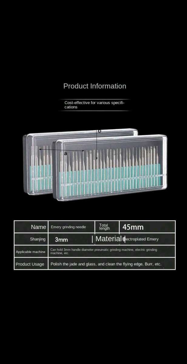 30pc Diamond Drill Bit for dremel rotary tool.