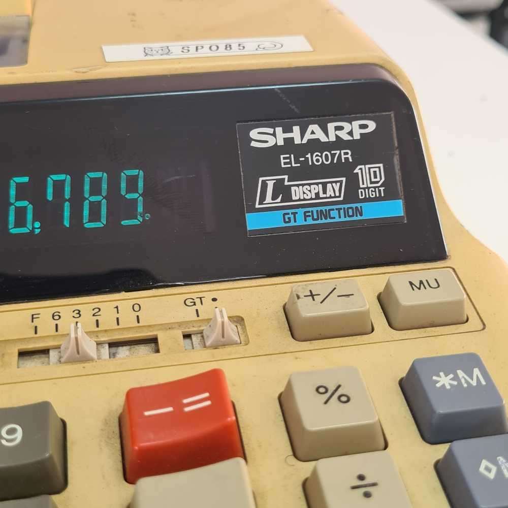 Sharp printing calculator