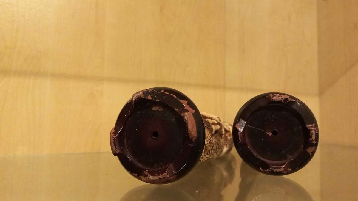 Vintage carved resin figurines