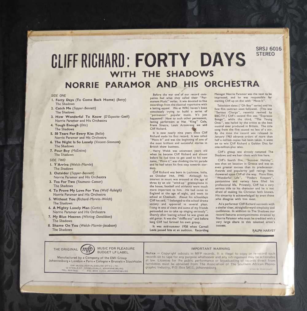 Cliff Richard - Forty Days