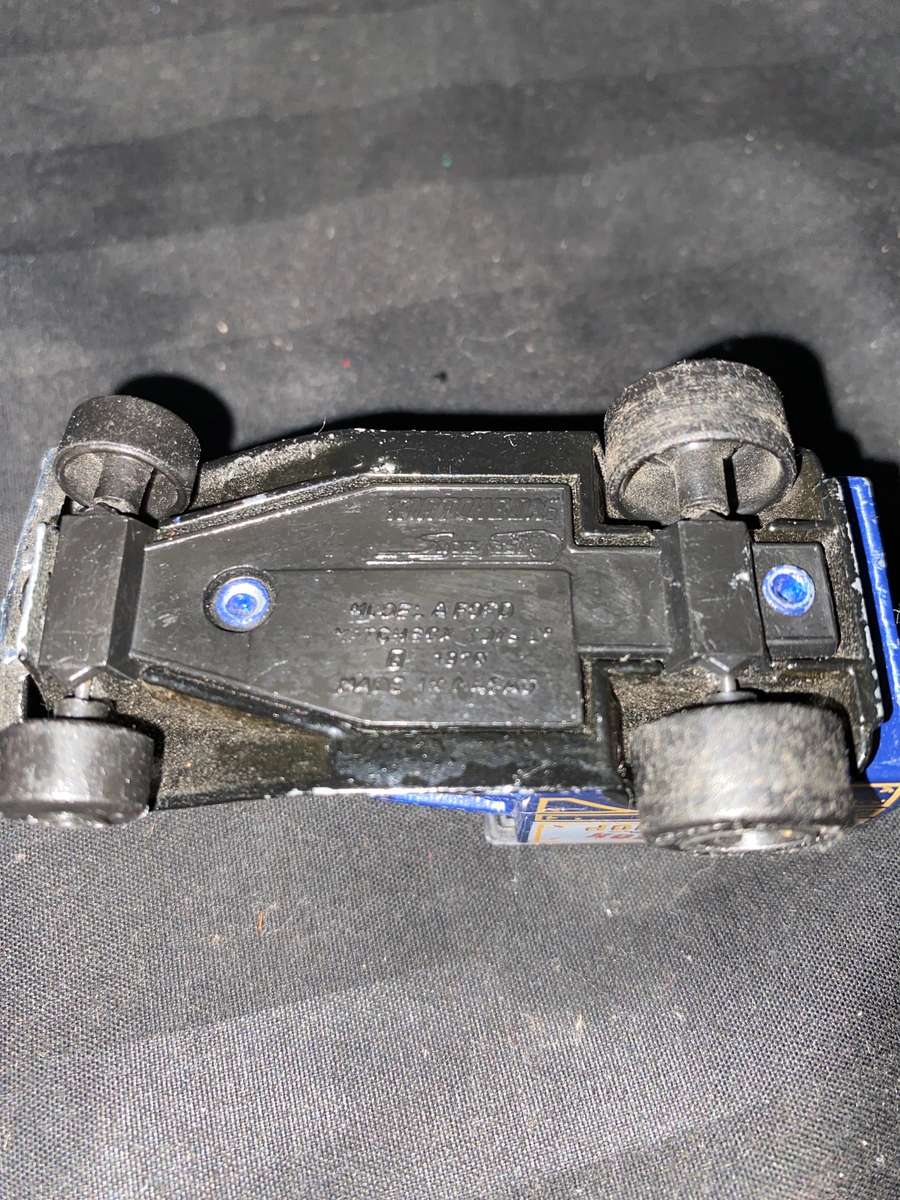 Blue Matchbox Speed Shop