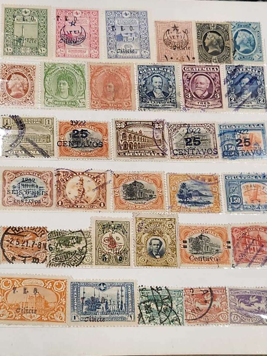 World selection - exquisite - in old stock book - GEMS to be found here!!