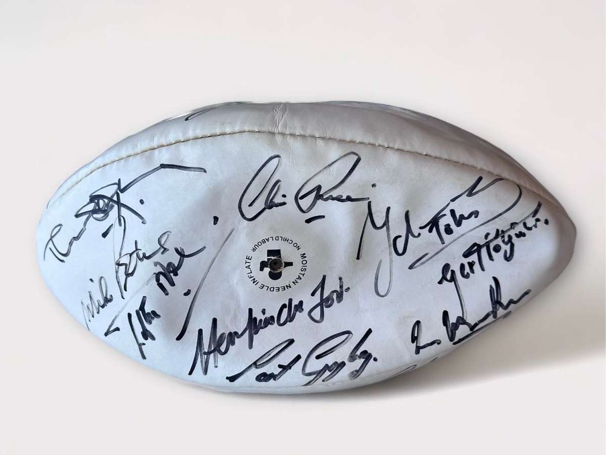 Autographed Springboks & All Blacks Rugby Balls