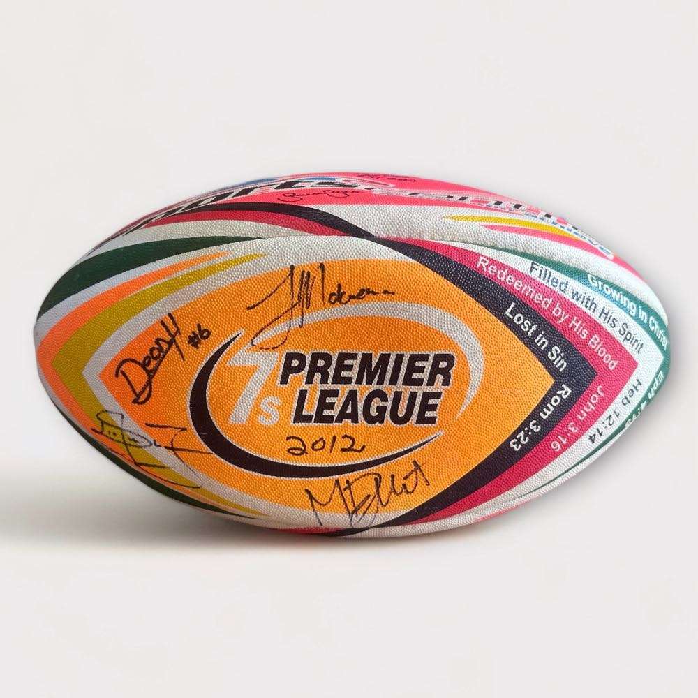 Autographed Springboks & All Blacks Rugby Balls