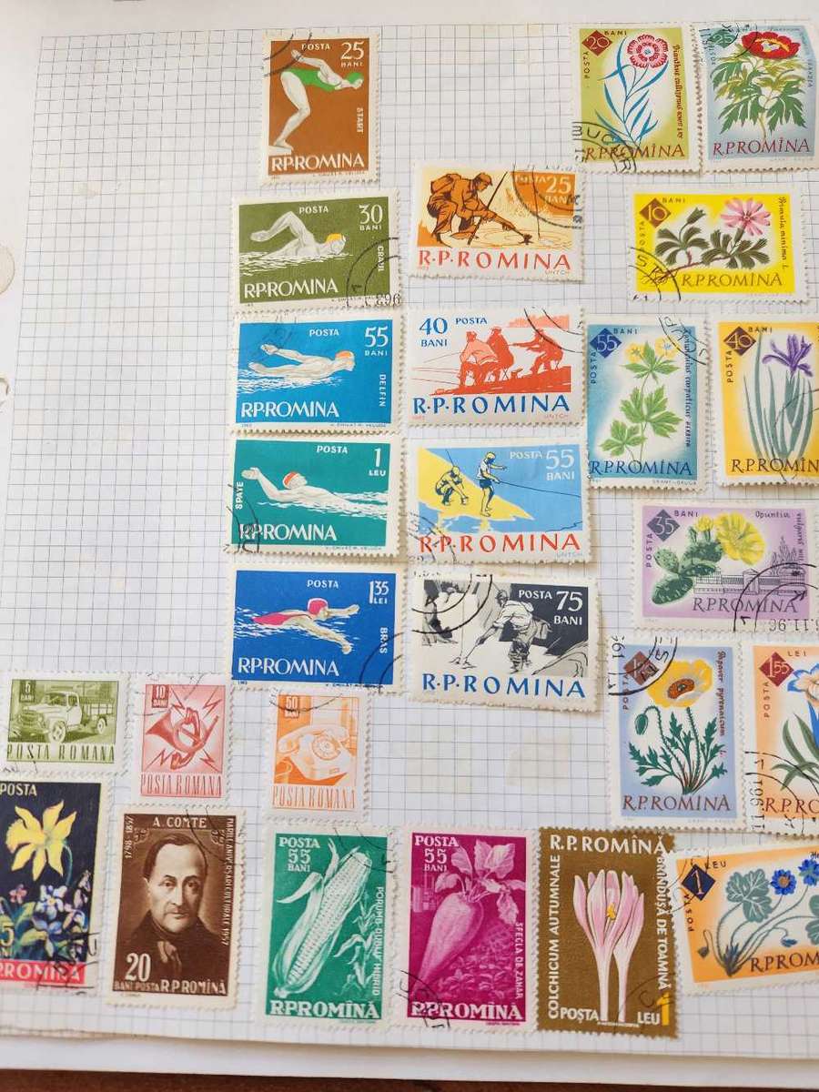 Romania on album pages (1890s to more modern)