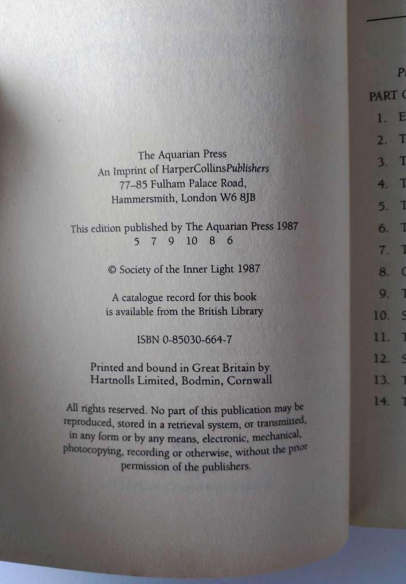Dion Fortune's Esoteric Orders and their Works / The Training and Work of the Initiate