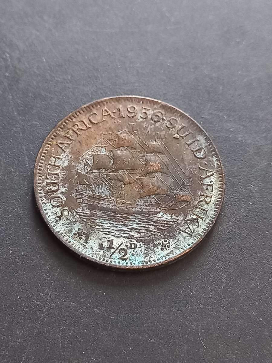 1936 SAU Half penny