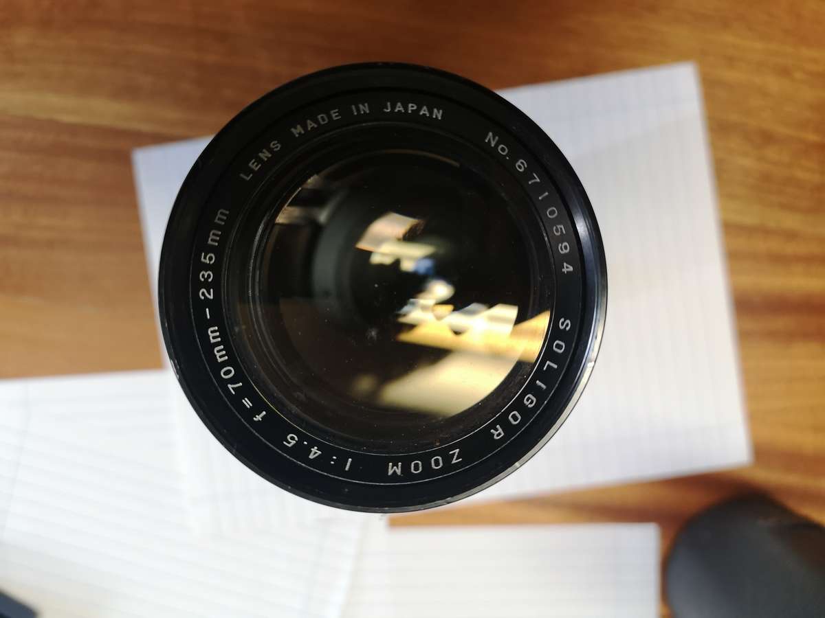 Pentax Spotmatic SP 1000 with Soligor 70-235mm f/4.5 lens