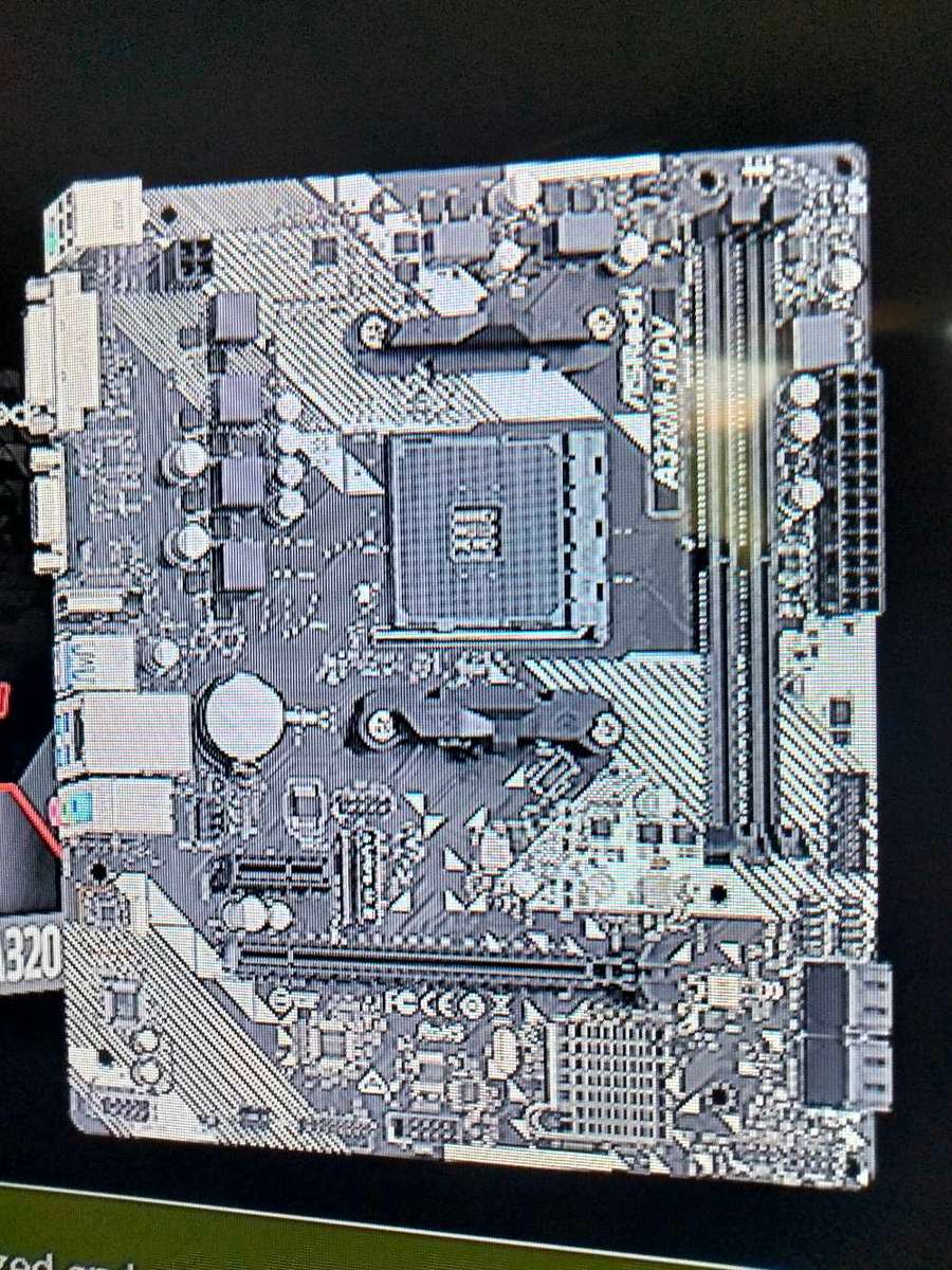 AMD A320M-HDV RYZEN MB