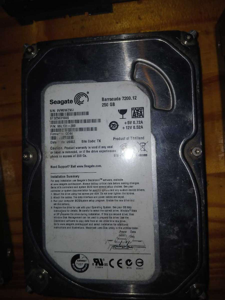 6  hard disks drives for sale