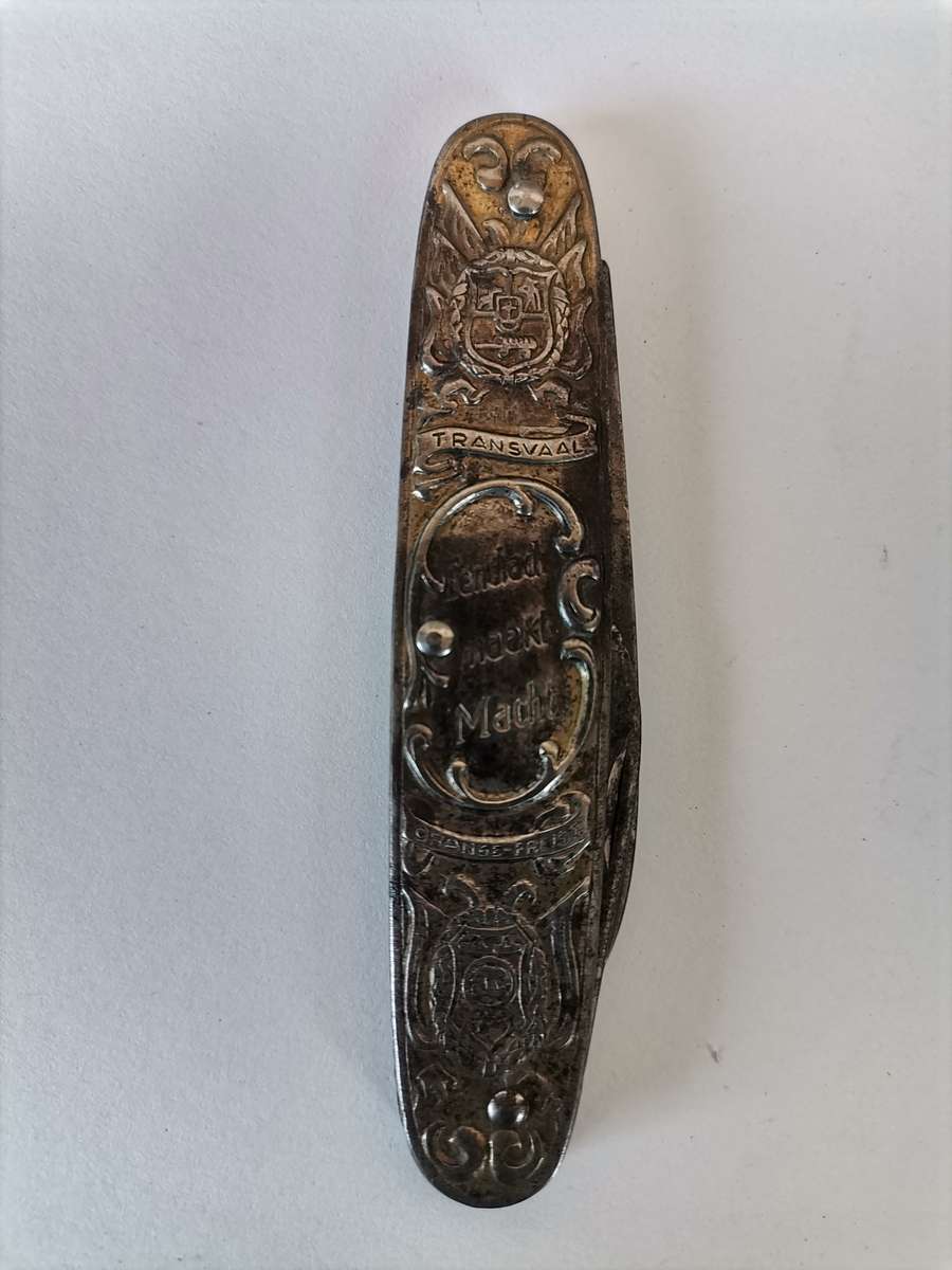 Antique Paul Kruger and General de Wet Pocket Knife