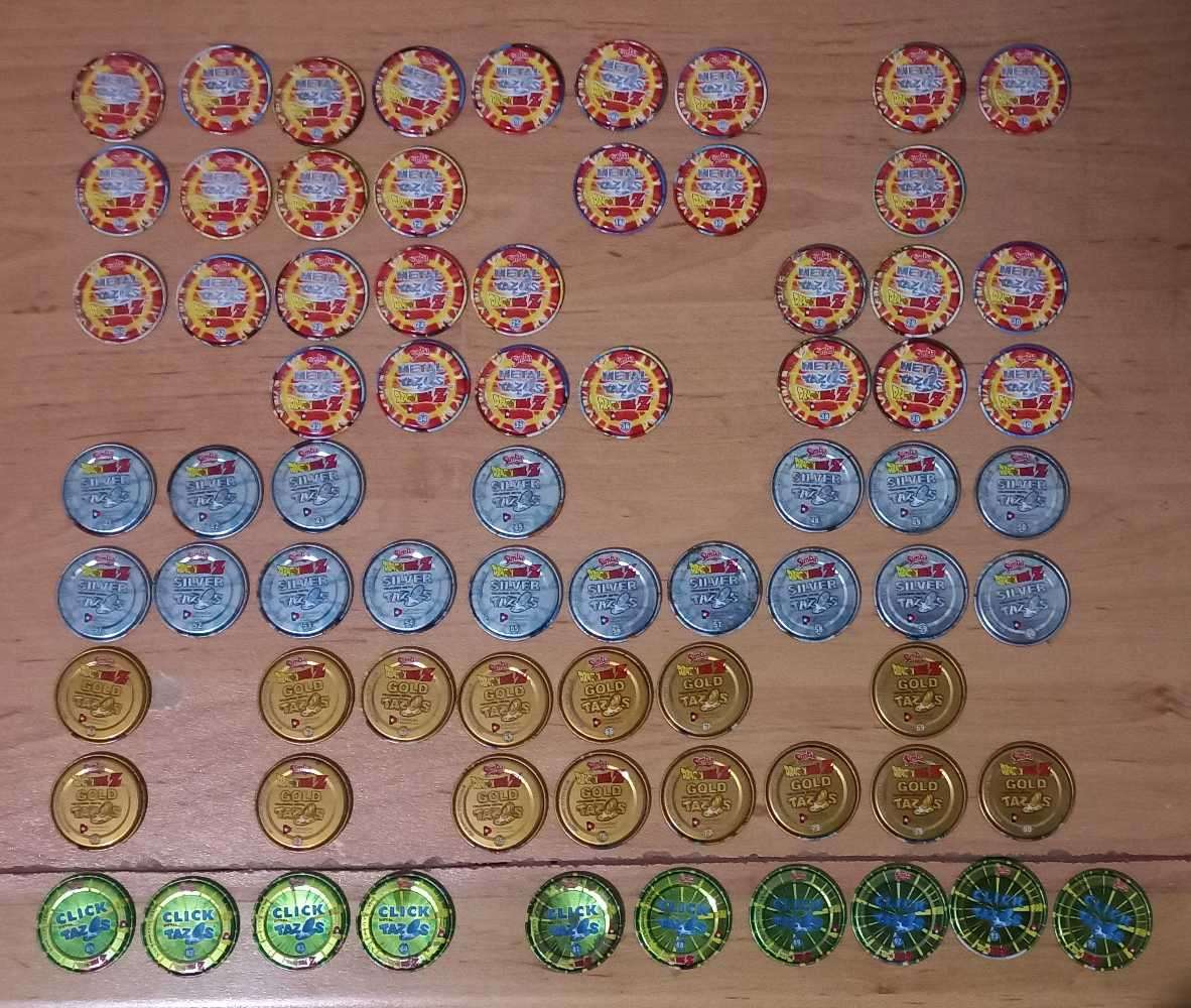 73x DBZ Metal Tazos