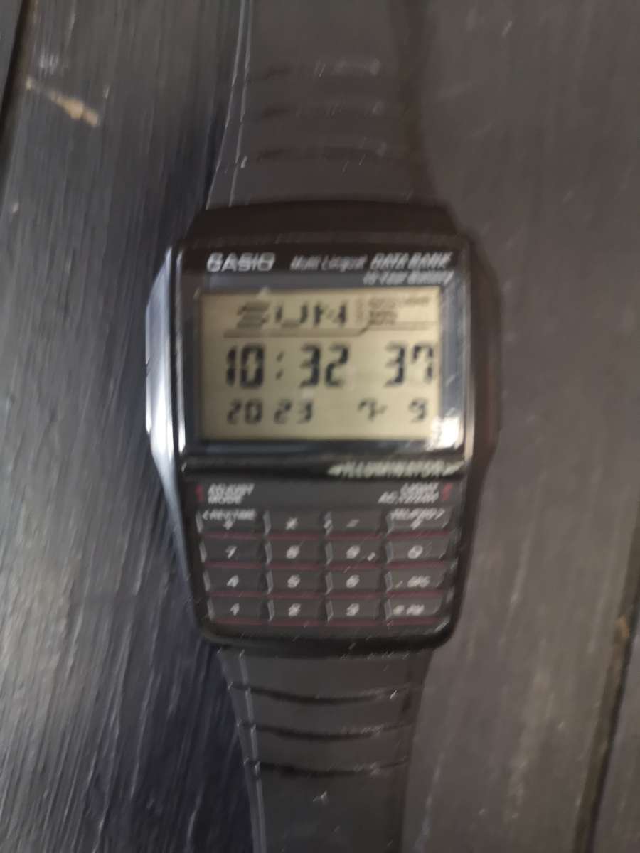 Casio databank watch