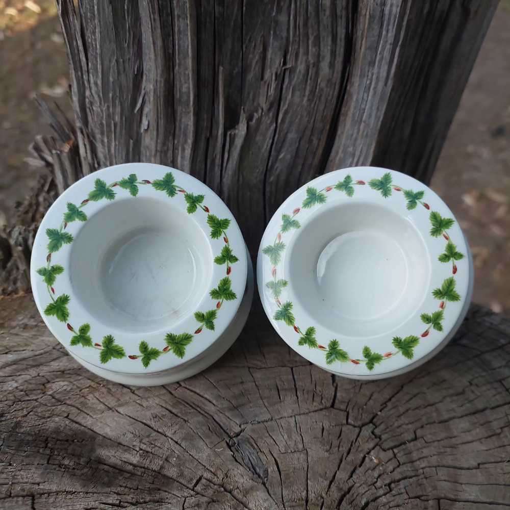 Portmeirion candle holders summer strawberries