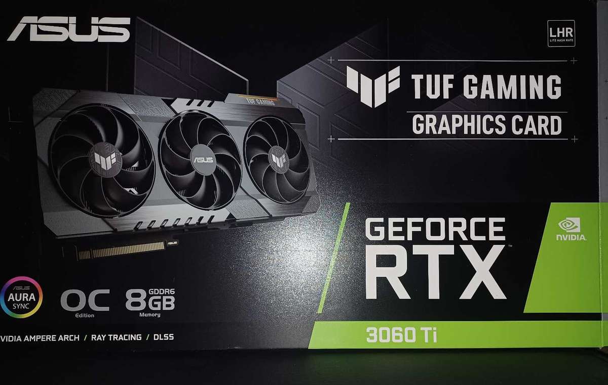 GEFORCE RTX 3060 TIASUS TUF GAMING GRAPHICS CARD8GB