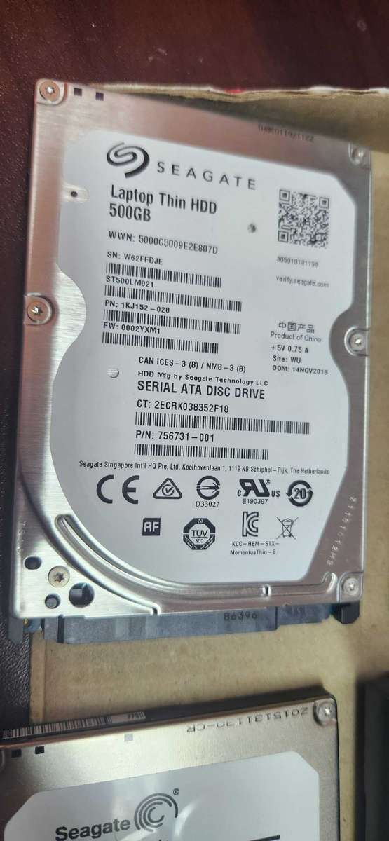 6 hard drives untested multiple sizes see pictures what you get