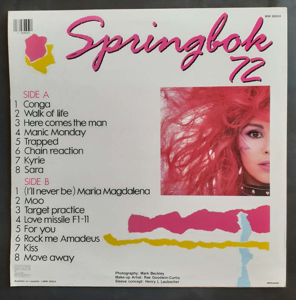 Springbok Hit Parade Vol.72 LP Vinyl Record