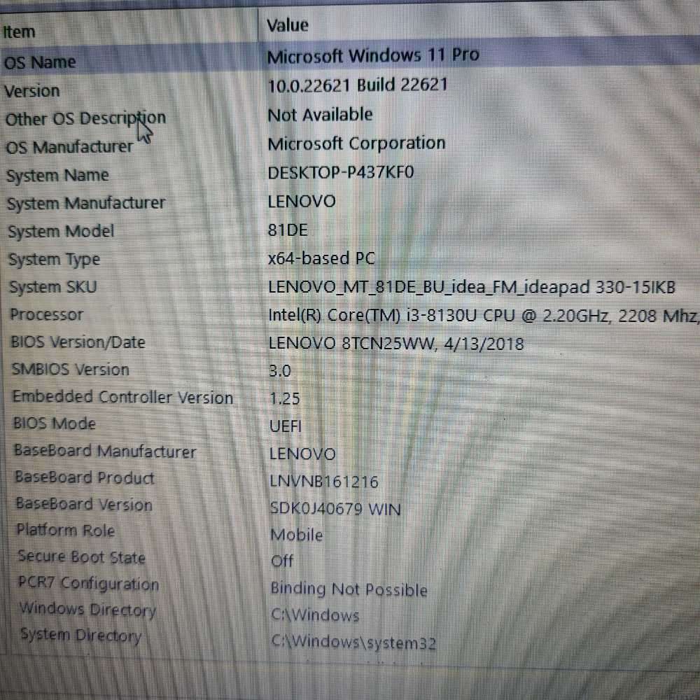 i3 8th generation LENOVO° IdeaPad 330. 8GB ram