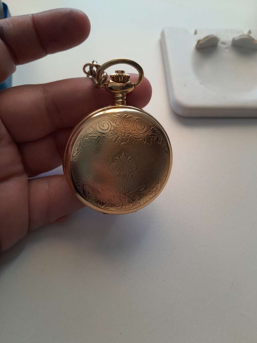 Rotary Skeleton pocket watch