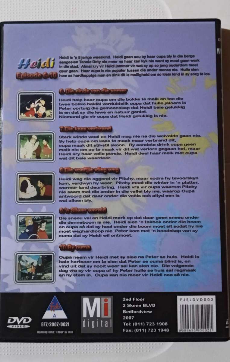 Heidi Episode 6 - 10 (DVD)