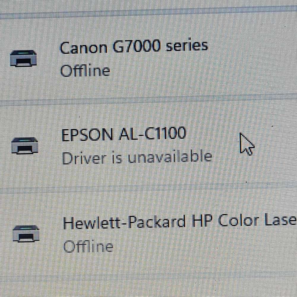 Epson Aculaser c1100 Lazer printer. (turns on, needs attention)