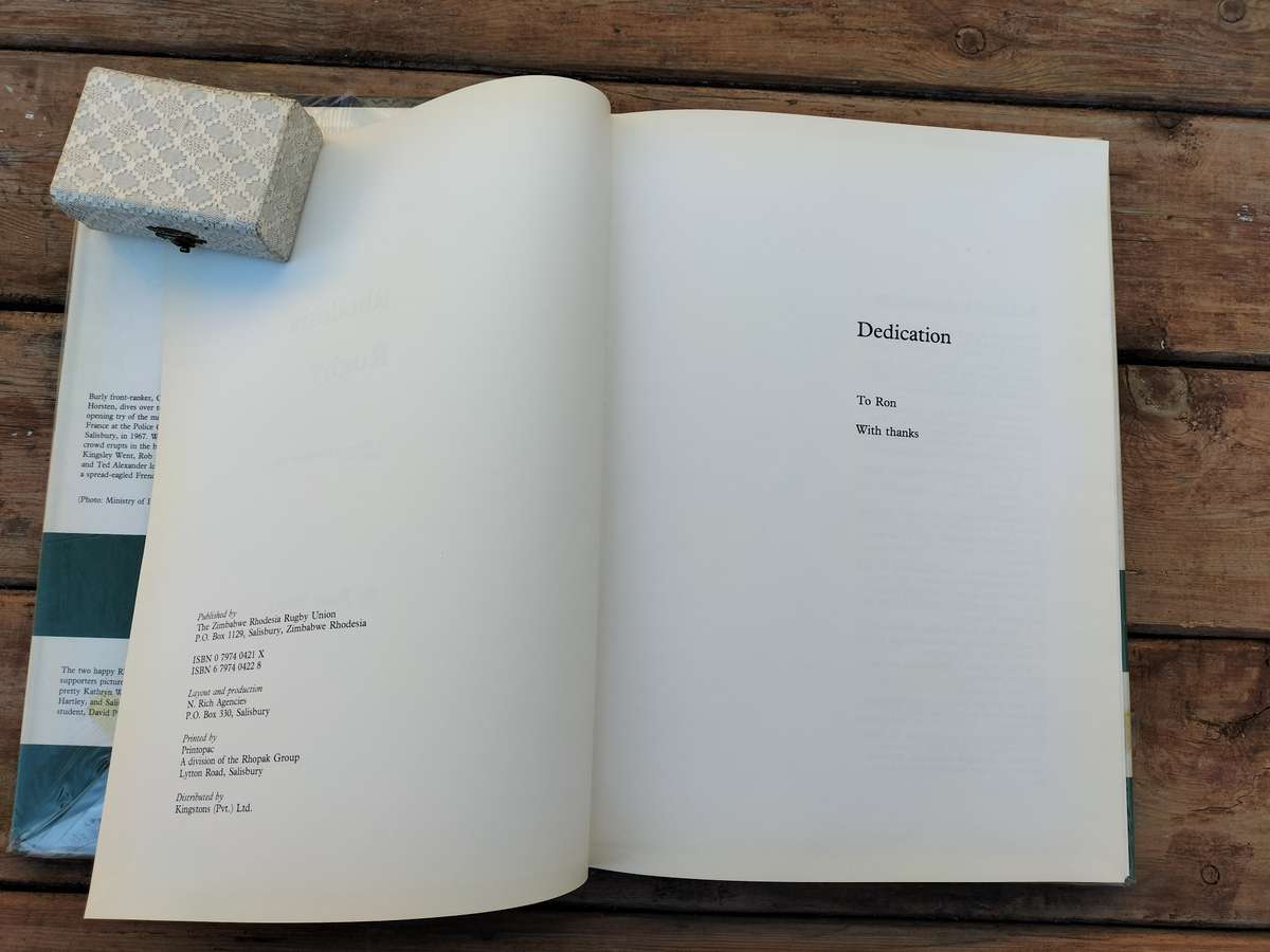 Rhodesia Rugby by Jonty Winch