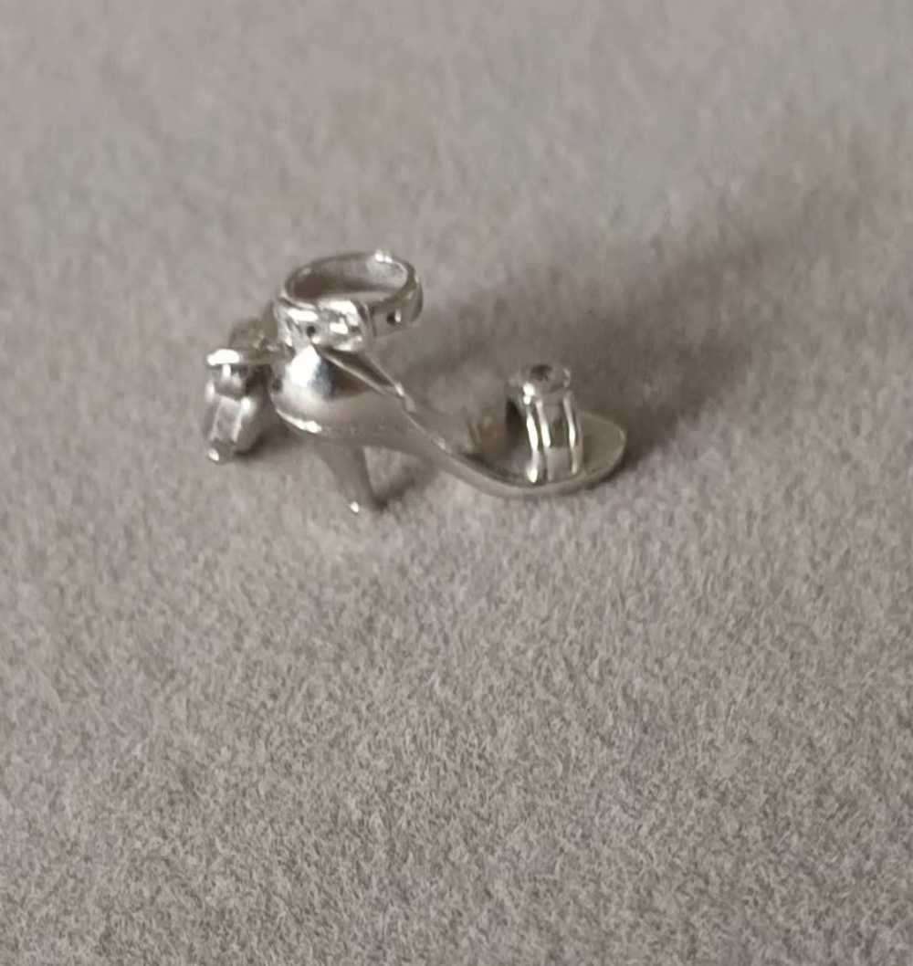 GORGEOUS  STERLING SILVER &CZ TI SENTO MILANO CHARM 3.13g