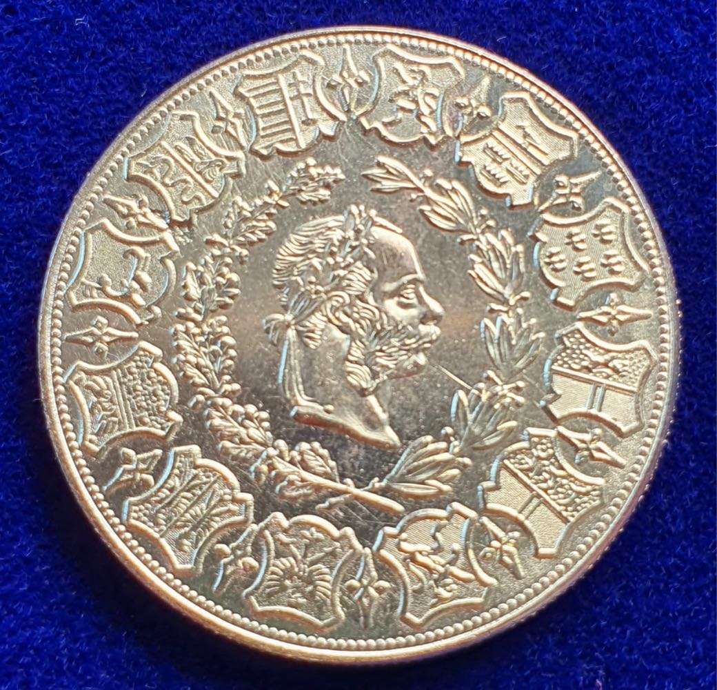 4 Ducats 1873 - Franz Josef I. 1848-1916 - MUST BE A REPLICA EDITION