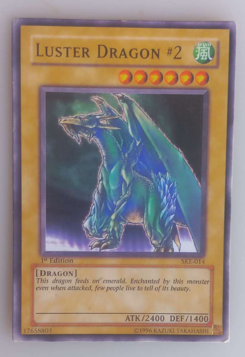 Yu-Gi-Oh! Luster dragon # 2 1st edition card