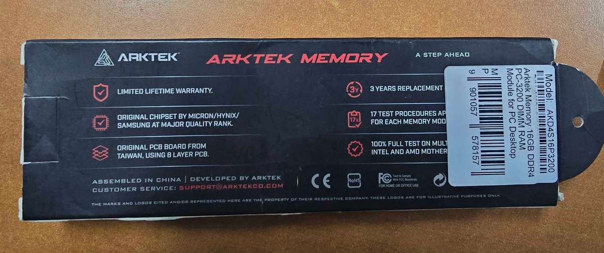 16GB Arktek Memory DDR4 for PC PRICED to go