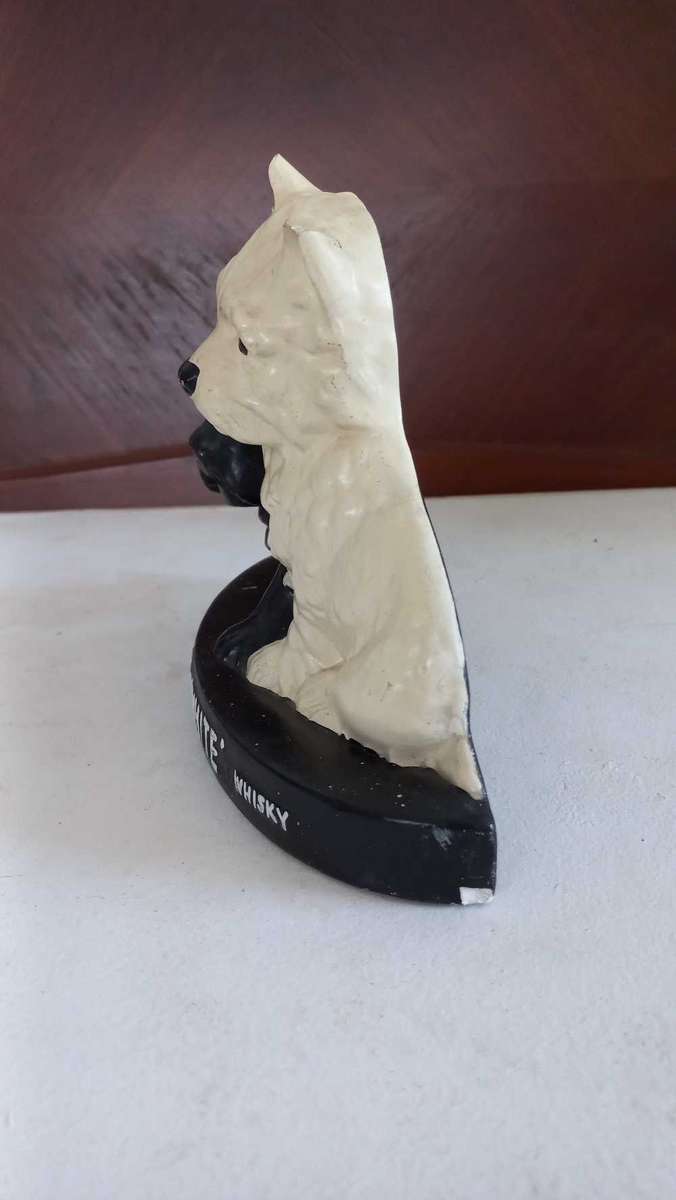 Black and White  Scotch Whisky Scottish Terrier dog bar ornament