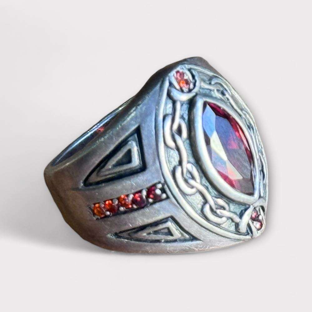 Vintage Fossil Ladies Watch & Sterling Silver Rings